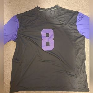 Baltimore Ravens sz 6XL Lamar Jackson Black purple football jersey